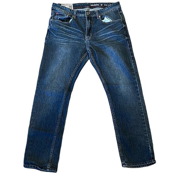 MBX Men's Slim Stretch Jean Dark Wash Size 34 - Picture 1 of 9